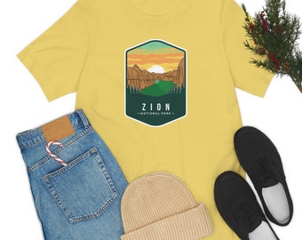 Zion National Park - Unisex Jersey Short Sleeve Tee