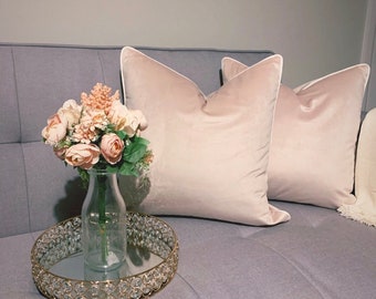 Blush pink pillow | Etsy Pink pillow case | Etsy