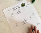 Pantry, Fridge, Freezer Inventory Printable Planner Page