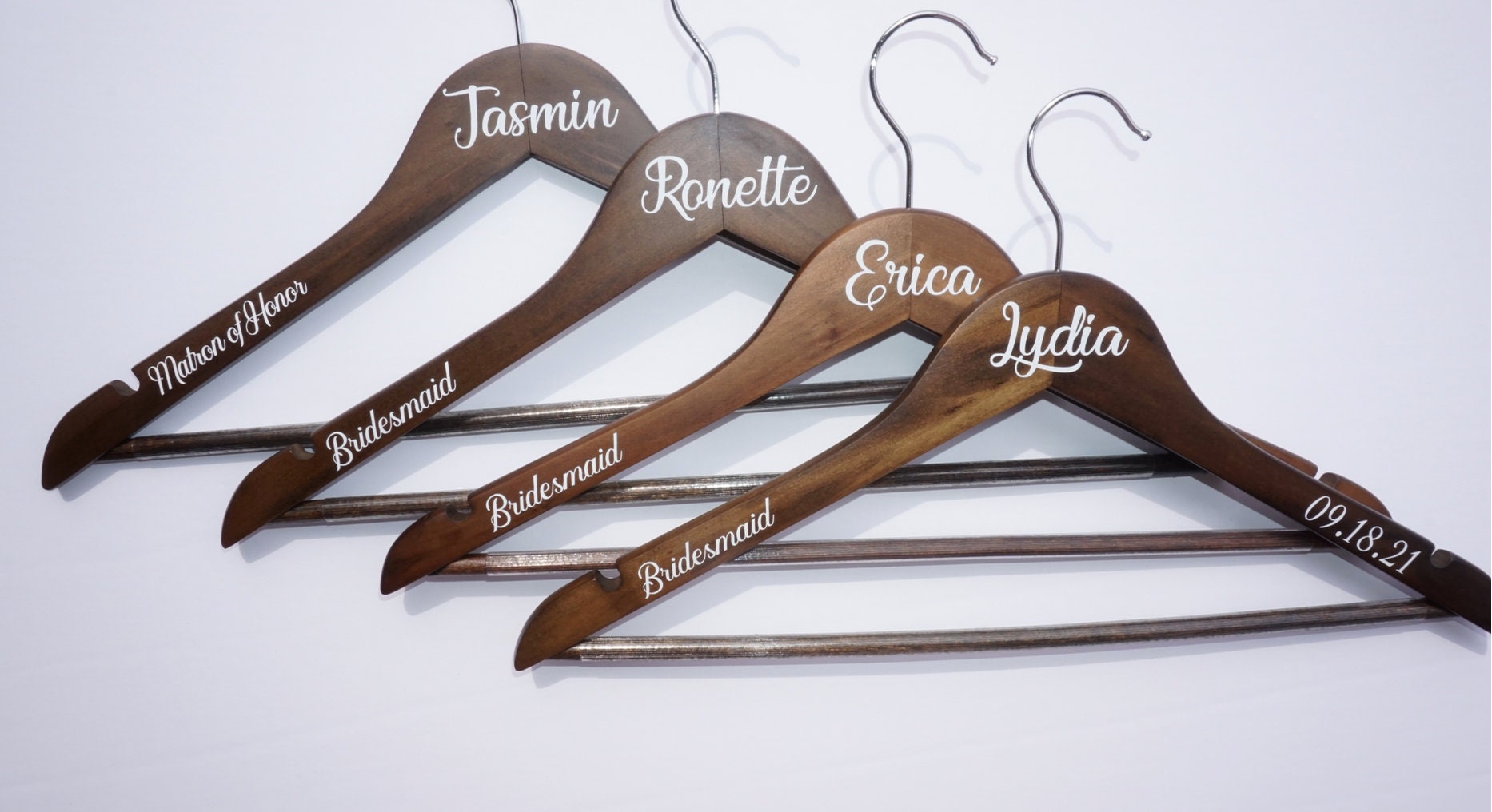 Personalized Bridesmaid Hangers Custom Bridesmaid Gifts Etsy