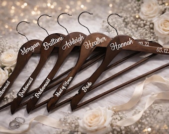 Personalized Bridesmaid Hanger: Custom Wedding Party Gift