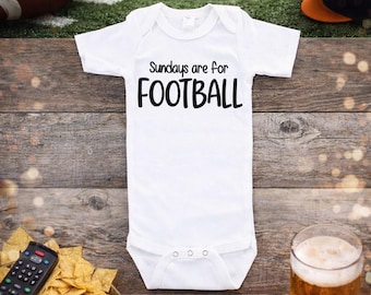 Sundays Are For Football Bodysuit, Baby Shower Gift, Baby Gift, Welcome Baby Home, Baby Clothes, Newborn Onesie, Father's Day Gift