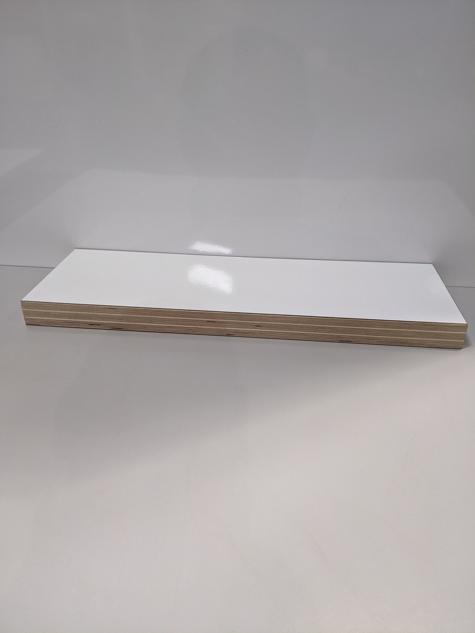 White laminated shelves Etsy