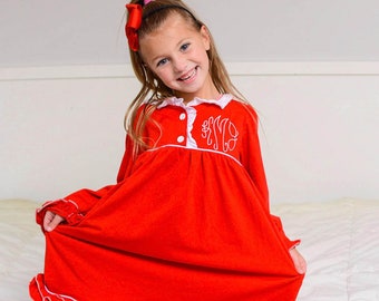 girls christmas night dress