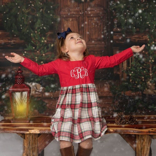 Baby Girl Christmas Dress Toddler Girl Baby Girl Christmas Etsy