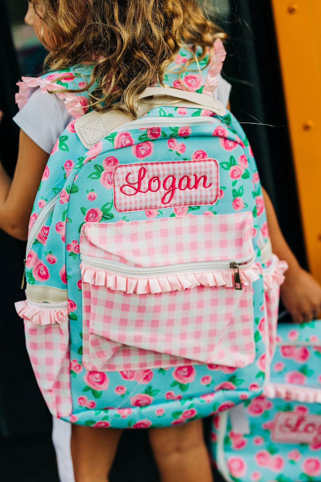 Kids Lunch Bag Personalized Girls Lunch Bag Matching Backpack Floral Backpack Personalized Watercolor Rose Kindergarten Pre k Etsy