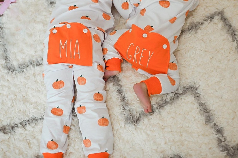 Fall Pajamas Pumpkin PJs Matching Family Pajamas Baby Etsy