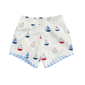Sailboat Swim Shorts - Etsy