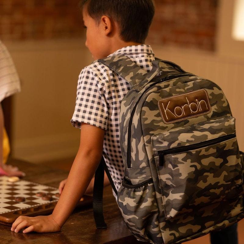 Boys Backpack, School Bag, Lunch Bag, Camo, Monogrammed, Personalized, Embroidered, Kids, Camouflage Backpack, Camoflauge