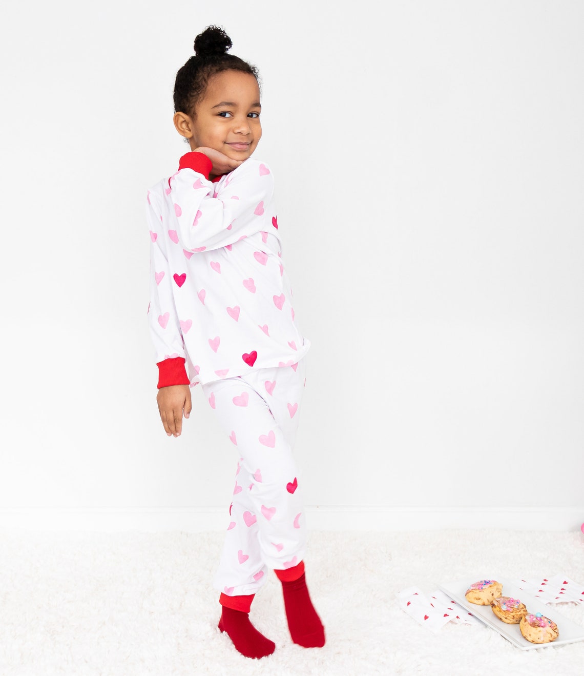 Personalized Pajamas Family Matching Pajamas Valentines | Etsy