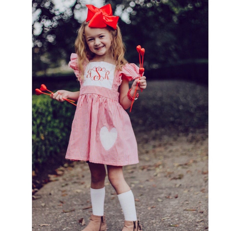 Valentines Outfit for Girls Toddler Girl Valentines Dress Etsy