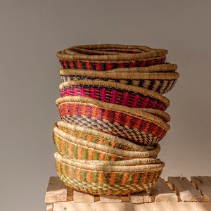 EDOMBEBA: Colourful Tray Basket (Set of 3)
