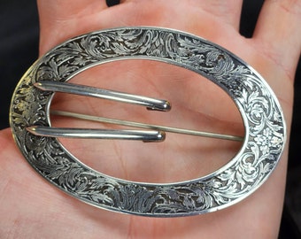 Hebilla de cinturón de plata esterlina 925 de William B Kerr L007