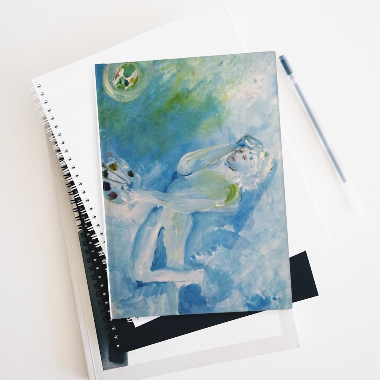 Journal Hardcover Blank art journal with my original Etsy