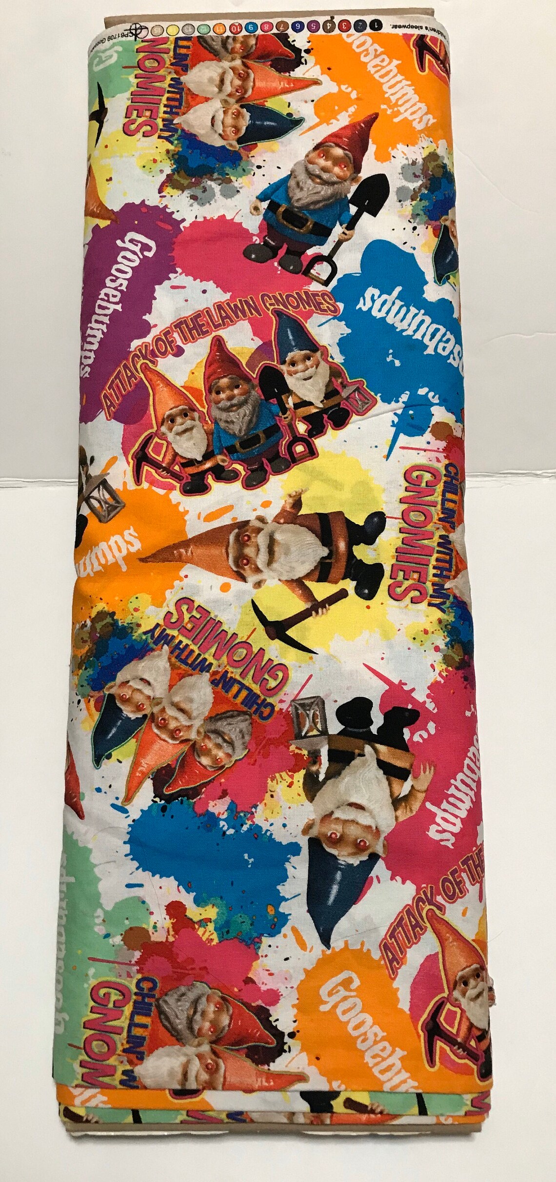 Vintage TV Show Goosebumps Gnomes fabric 44 by 93 inches Etsy