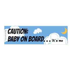 Caution: Baby on Board Bumper Sticker