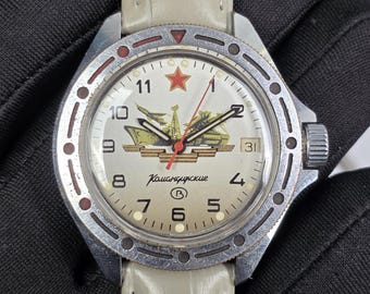 Wostok Military Commander wristwatch caliber 2414A Vostok watch Восток Командирские 1990s