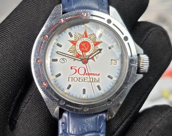 Wostok Komandirskie watch, Vostok 50 Year of Victory WW2 Jubilee