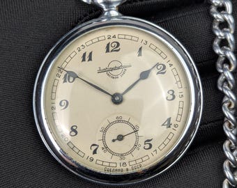Zlatoust K-43 ZCHZ 15 Jewels SU pocket watch SU Soviet Union 1960s