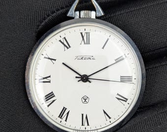 Raketa Samson SU pocket watch caliber 2609.HA Soviet Union 1980s