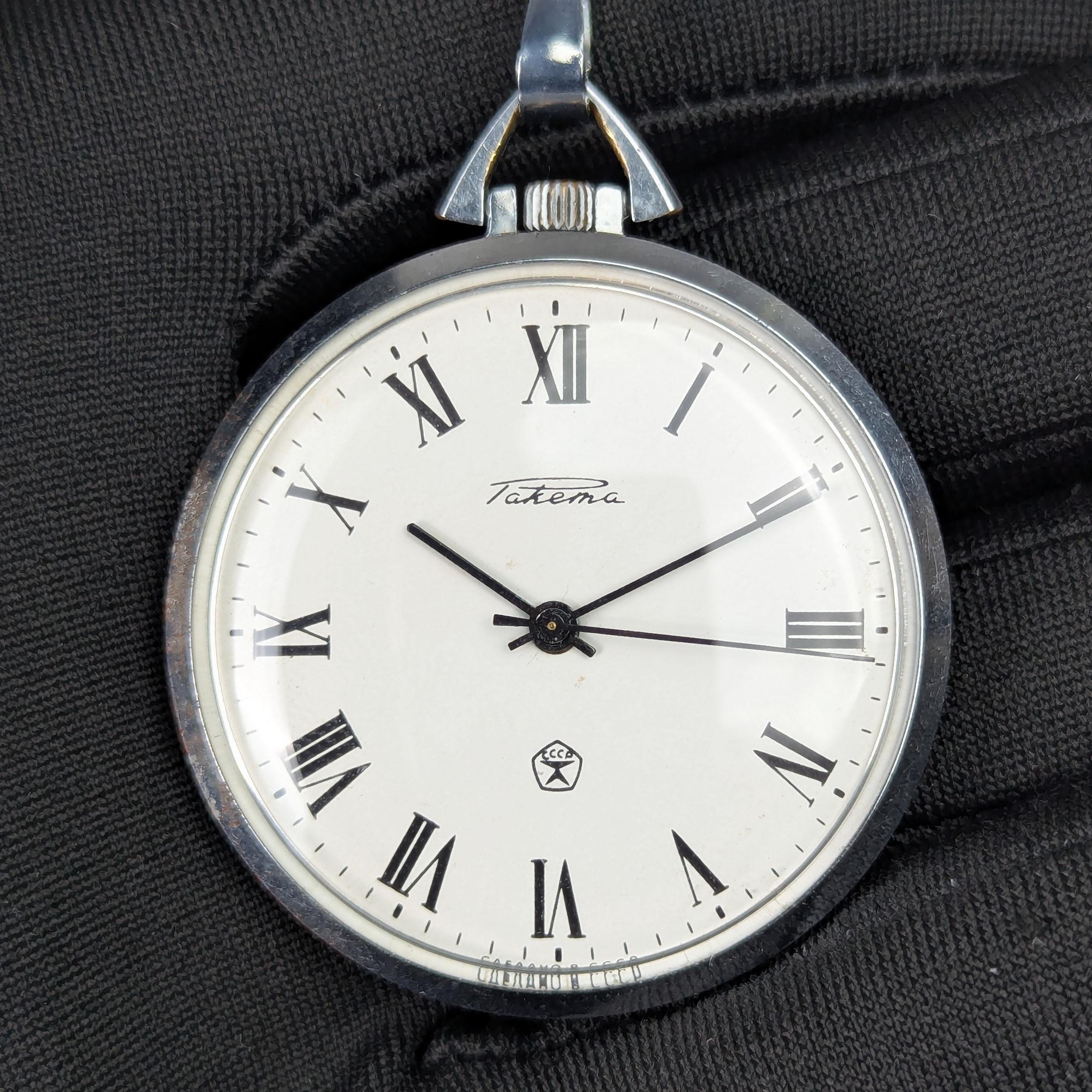 Raketa Samson SU pocket watch caliber Soviet Union 1980s