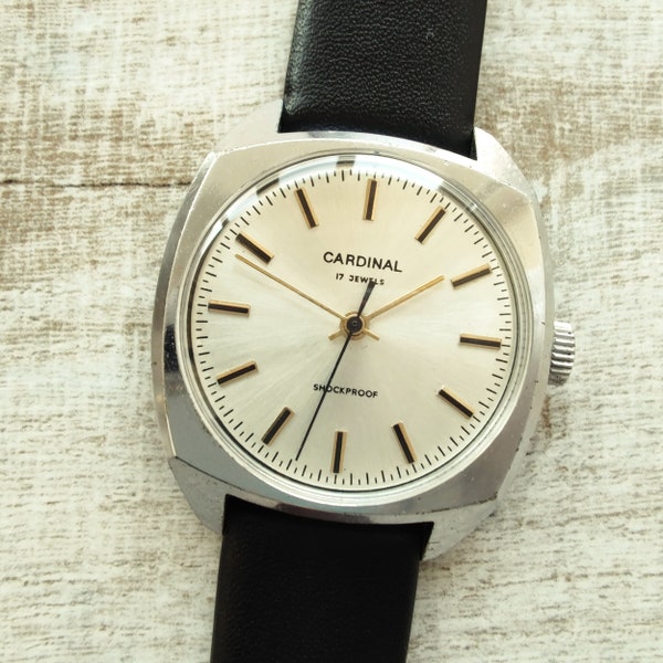Cardinal (Raketa) 19 Jewels USSR Wristwatch cal. 2609.HA Soviet Union watch Ракета 1980s