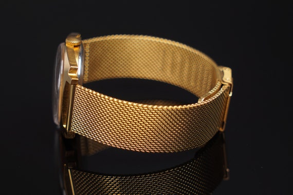 ZIM 15 Jewels Gold Plated USSR Wristwatch caliber… - image 5