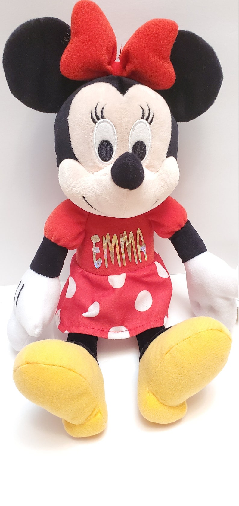 Personalized Minnie Mouse Plush Doll Soft Stuffed Minnie | Etsy
