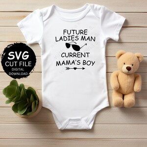 Futuros homens, svg de menino da mamãe atual, Futuro homem, svg de menino da mamãe, svg de menino do dia dos namorados, presente engraçado para bebê, presente engraçado para mãe, presente para o dia das mães