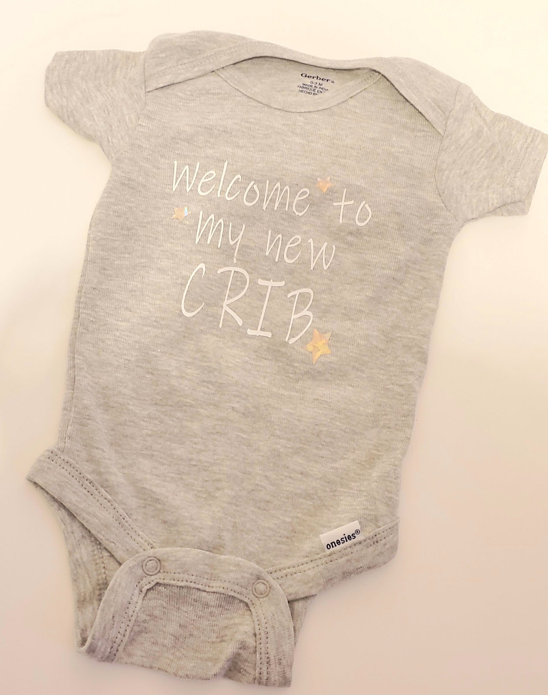 to My New Crib Baby Onesie Funny Baby Onesie Baby Clothes Baby
