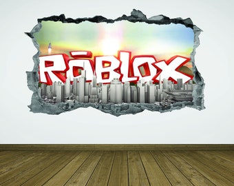 Decal Mural Etsy - map decal roblox
