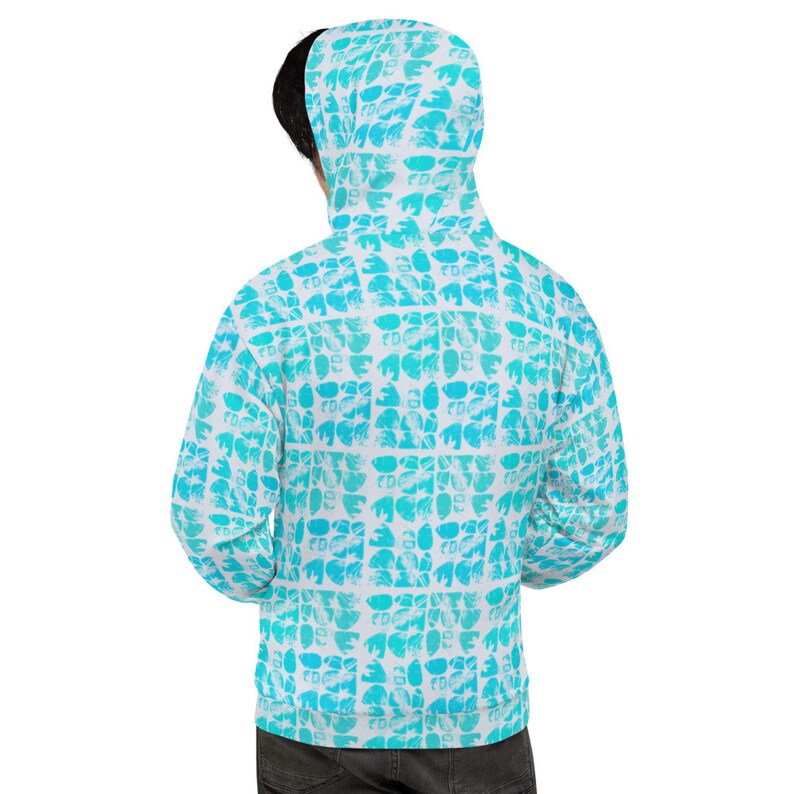 Turquoise Hooded Sweater