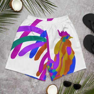 ROOSTER Badeanzug / Badeshorts / Geschenke für Ihn / Boardshorts / Tropisch / Valentinstagsgeschenk