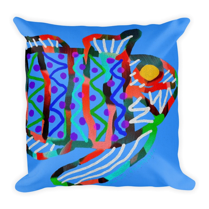 Fish Throw Pillow