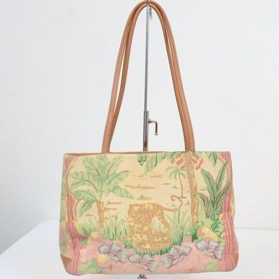 Isabella Fiore Vintage Cheetah Beaded Bag Shoulde… - image 6