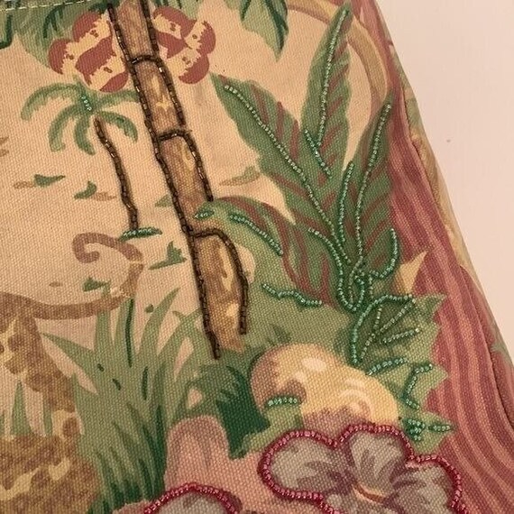 Isabella Fiore Vintage Cheetah Beaded Bag Shoulde… - image 8