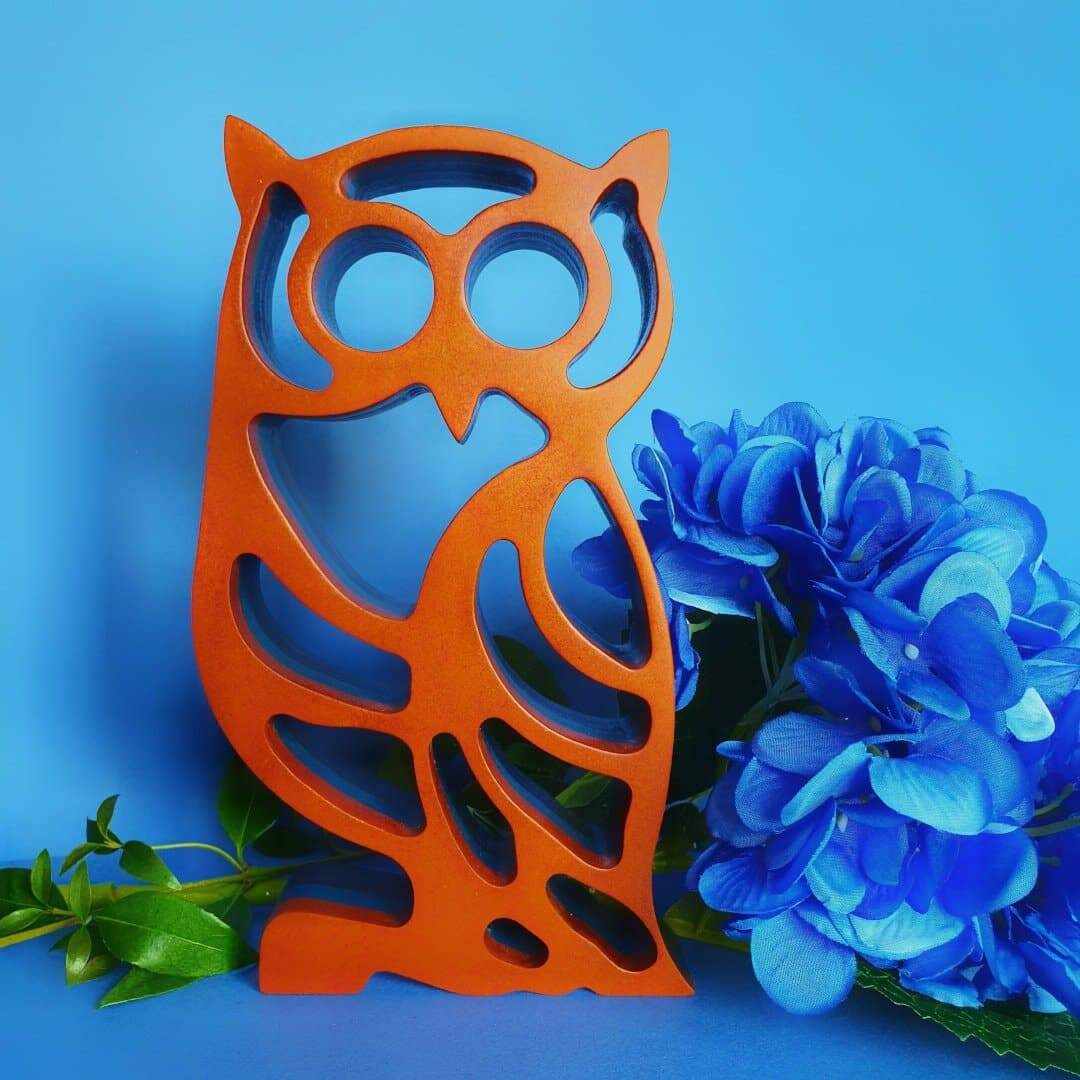 Good Luck Gift Wood owl Owl Decor Good Luck Symbol Wood Etsy
