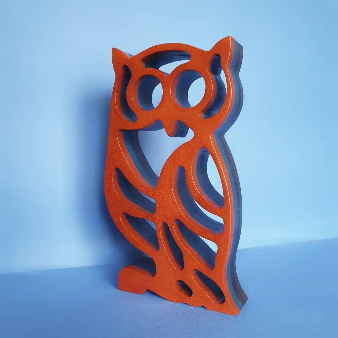 Good Luck Gift Wood owl Owl Decor Good Luck Symbol Wood Etsy