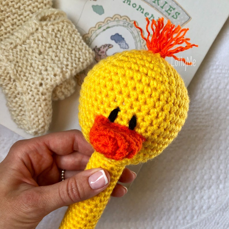 Toy Rattle, Duck Gifts, Duck Tales, Baby Shower, Baby Gift, Baby Mobile ...