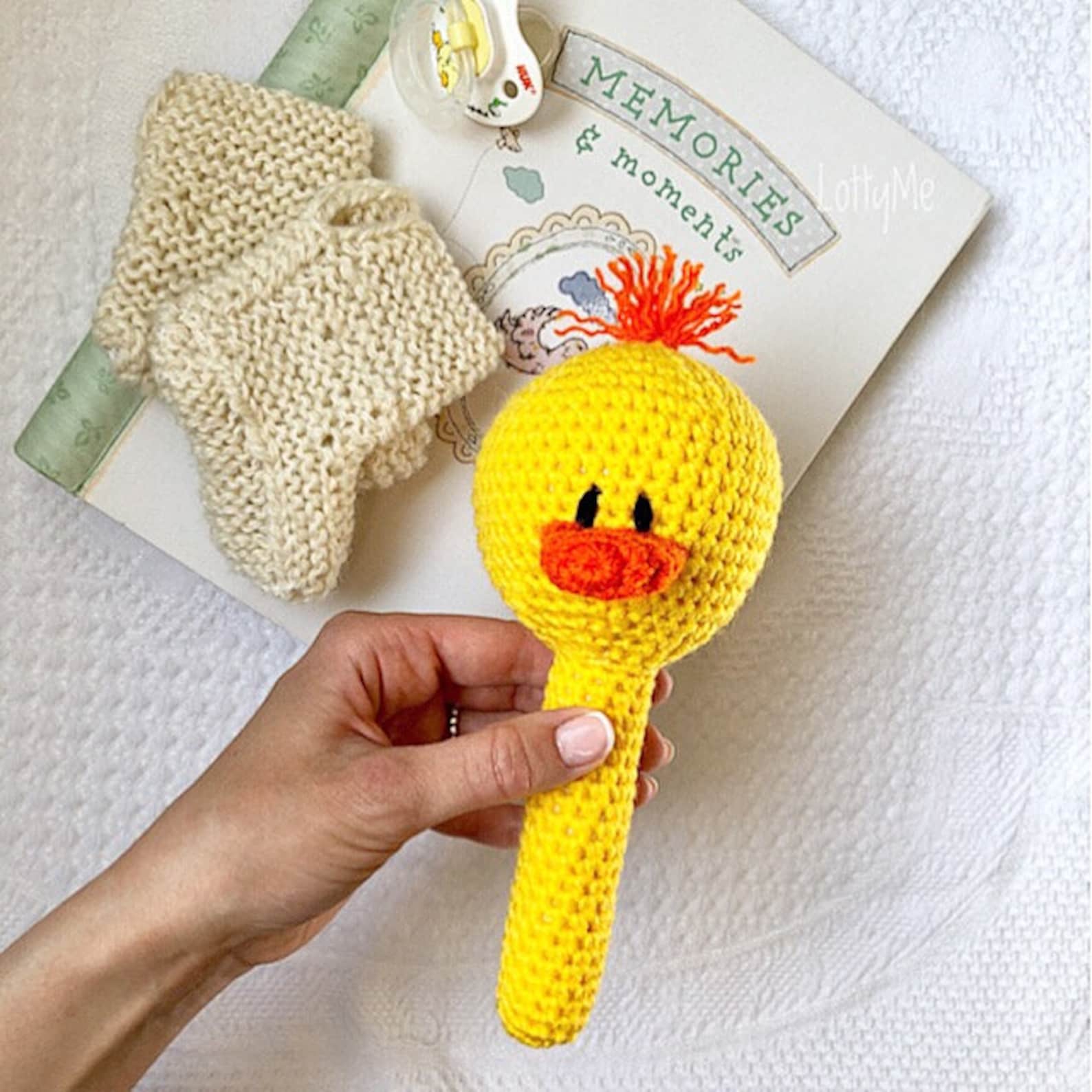 Toy Rattle, Duck Gifts, Duck Tales, Baby Shower, Baby Gift, Baby Mobile ...