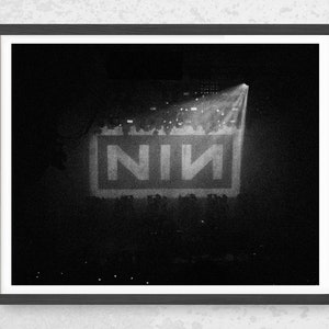 Nine Inch Nails, NYC 10.14.2018 - Logo - Radio City Music Hall - Live Concert Photo - Fine Art Print - Concert Photo