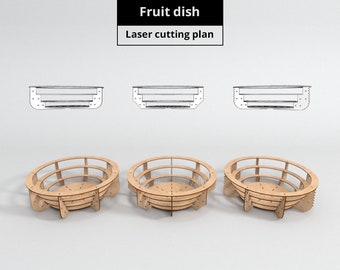 Fruit dish - Laser Cut File