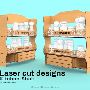 Kitchen shelf - Laser cutting File