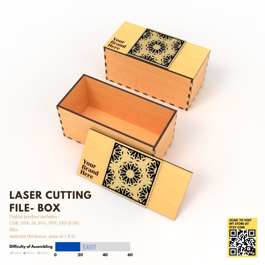 BOX Laser Cut File - Etsy