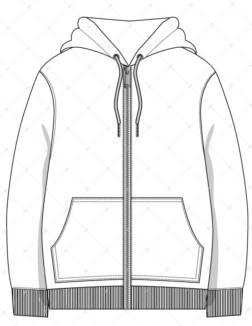 【GRAVER】25SS★ OF Drawing Hoodie UNISEX] Small cloud drawing smile hoodie - GRAVER | 60