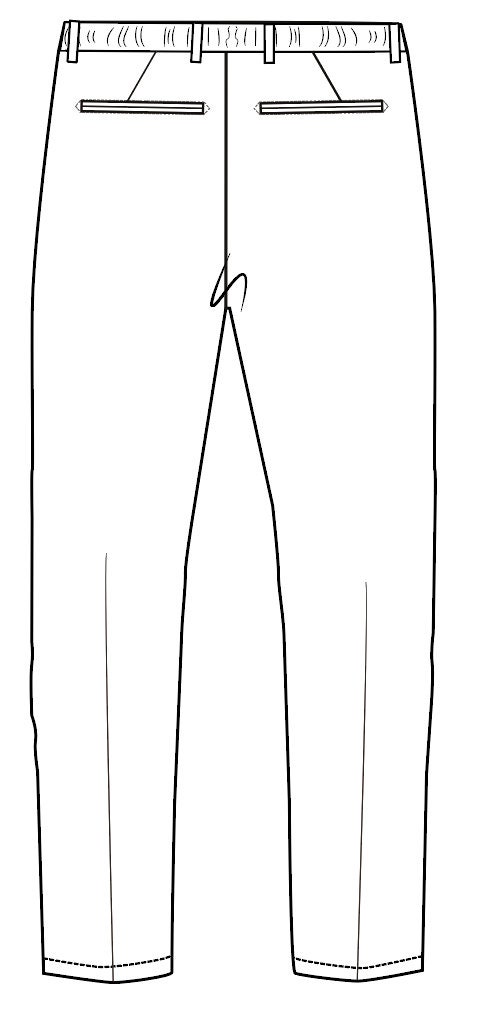 Wide Leg Trouser Suit Pant Fashion Vector Sketch SVG Vector | Etsy UK