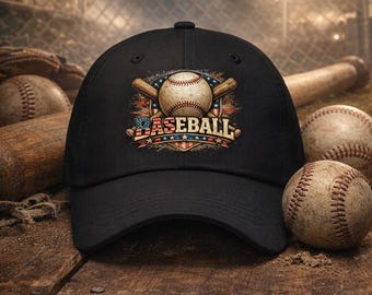 Baseball Dad Hat Vintage Sportpet Verstelbare Baseballpet Unisex Sportpet Cadeau voor Baseballfans Mannen Vrouwen Baseballpet met Amerikaanse vlag