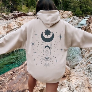 Witchy Celestial Hoodie, Celestial Hoodie, Witchy Moon