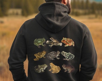 Cottagecore Frog Hoodie, Frog Lover Hoodie, Frog Lover Shirt, Cottagecore Hoodie, Aesthetic Frog Hoodie, Goblincore Hoodie