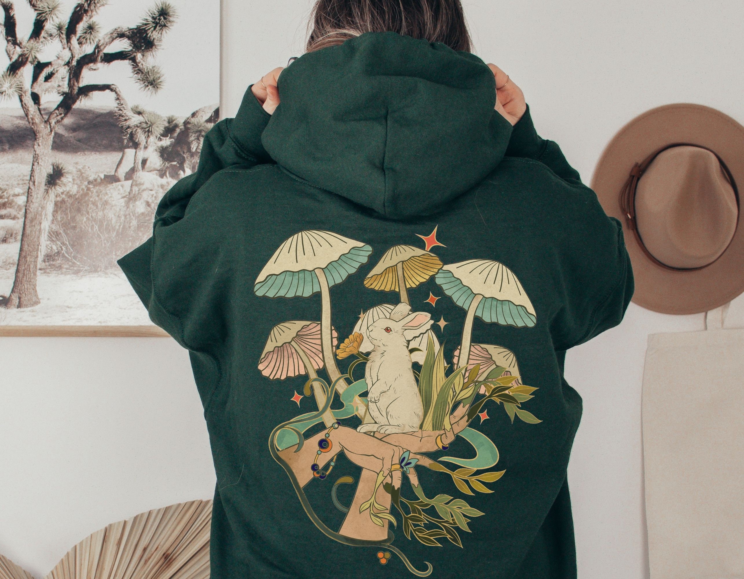 Green animal hoodie online